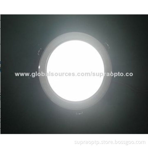 18W LED Ceiling spotlights with CE/RoHS Marks, 90lm/W, high power, white rim